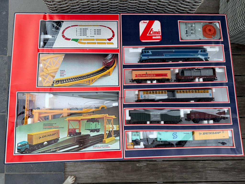 LIMA treinbaan ( scarica container), Hobby & Loisirs créatifs, Trains miniatures | Échelles Autre, Enlèvement, Comme neuf