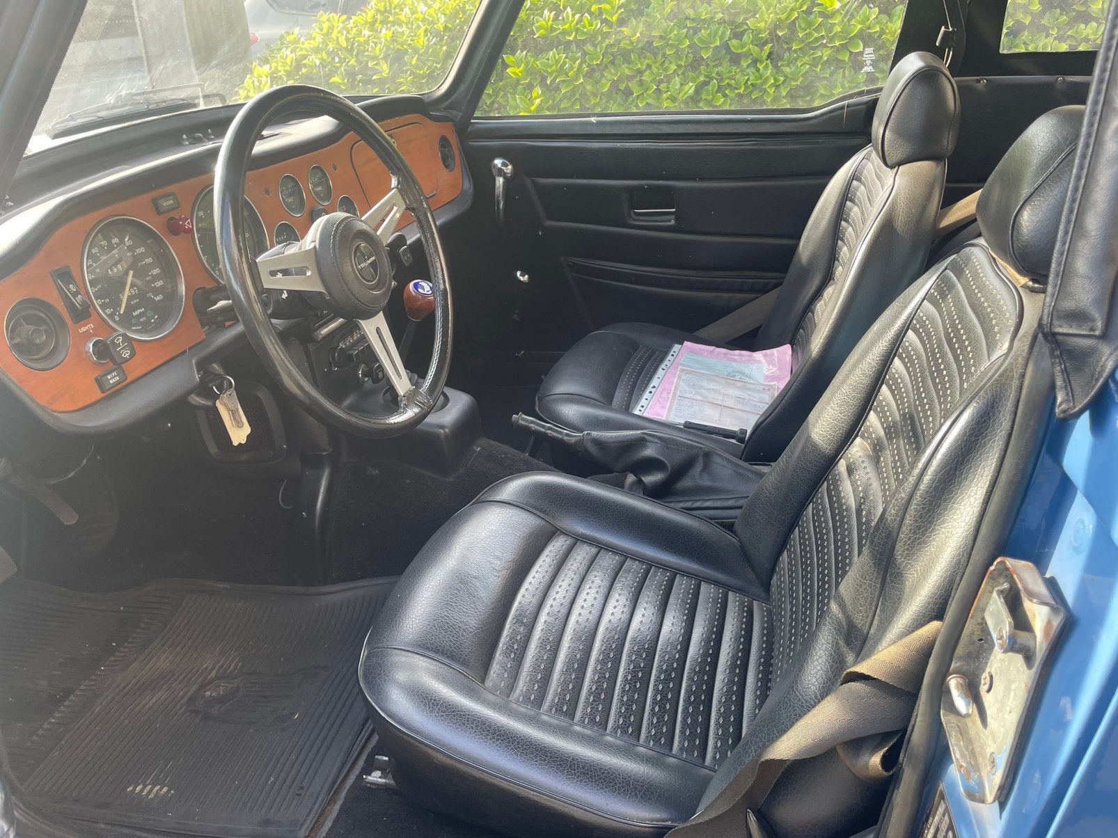 TRIUMPH TR6, Auto's, 2500 cc, Achterwielaandrijving, Zwart, Cabriolet