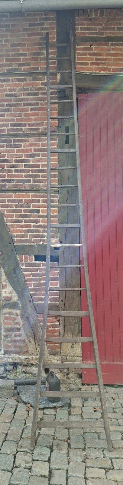 échelle en bois, 20 barreaux, environ 5 à 6 mètres, Bricolage & Construction, Enlèvement, Utilisé, Échelle