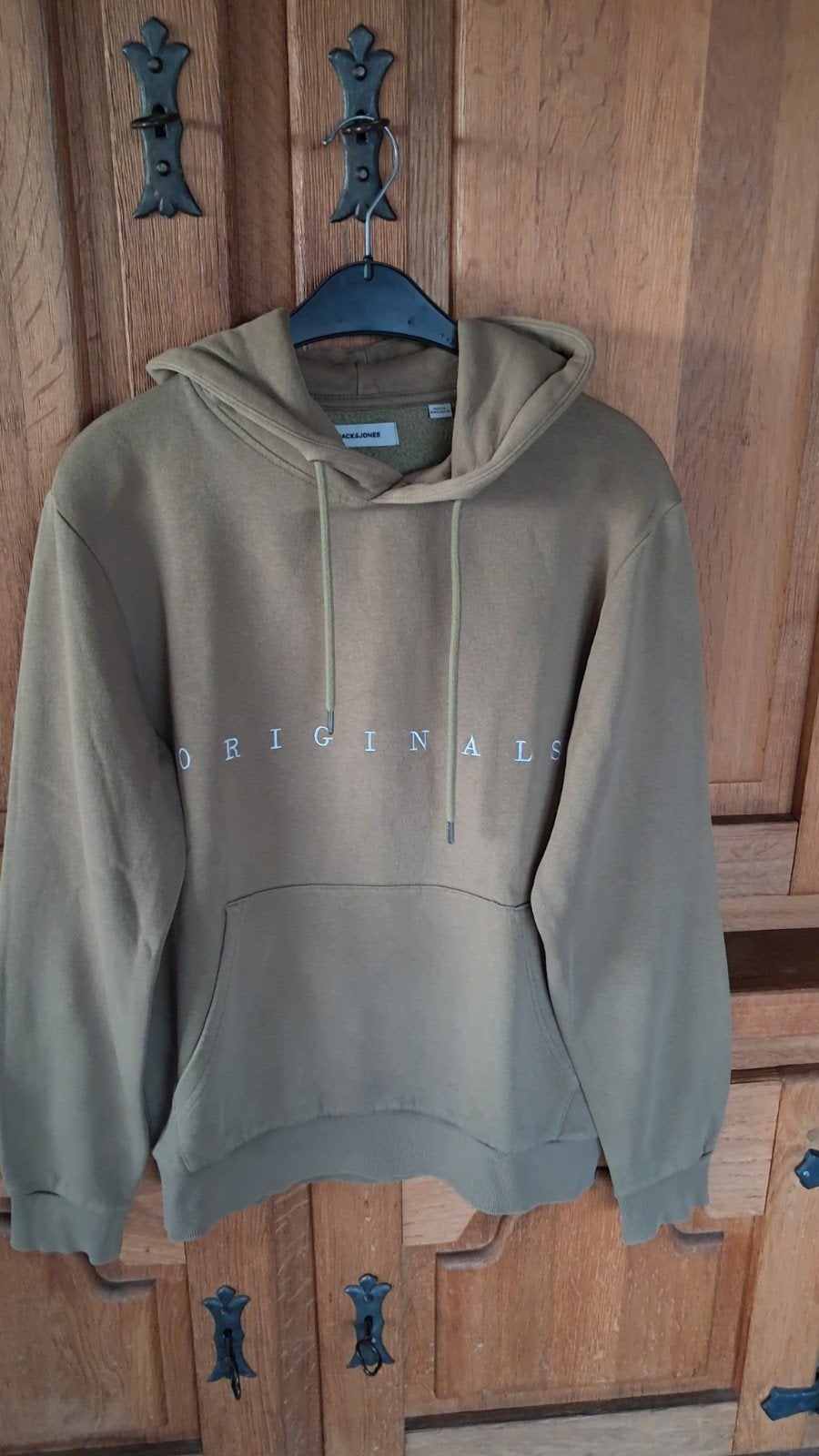 Sweat à capuche kaki pour homme 'Jack & Jones' taille S, Enlèvement ou Envoi, Comme neuf, Taille 46 (S) ou plus petite, Jack  jones