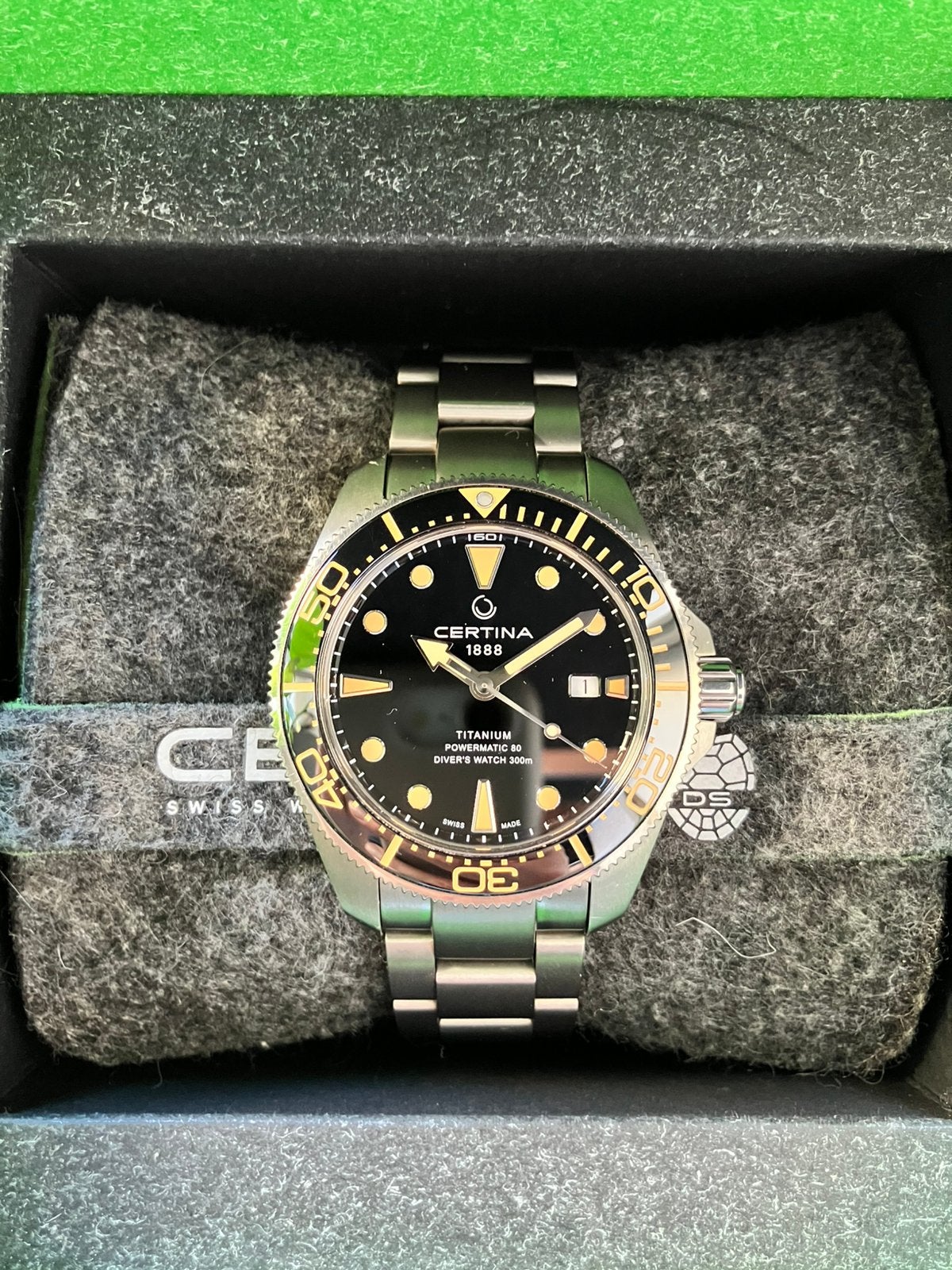 Certina DS Action Automatic Titanium ISO Diver, Bijoux, Sacs & Beauté, Montres | Hommes, Montre-bracelet, Autres marques, Enlèvement ou Envoi