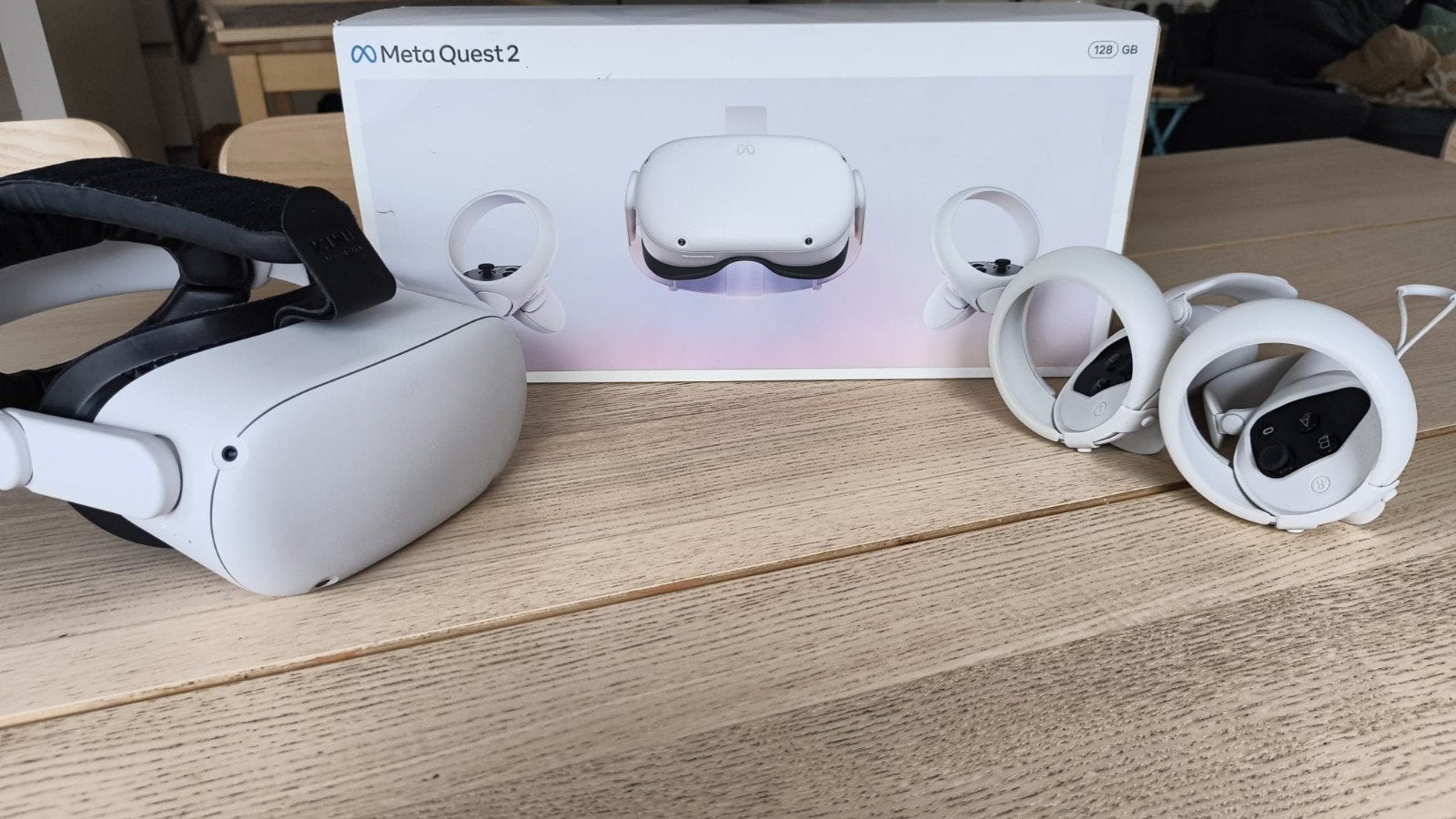 Meta quest 2 (128gb) + accessoires, Consoles de jeu & Jeux vidéo, Virtual Reality, Enlèvement ou Envoi