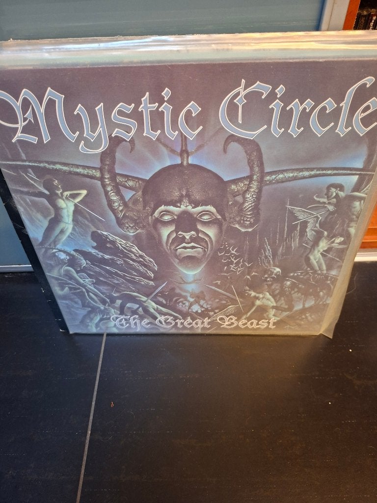 lp - mystic circle - the great beast - ltd numbered 158/500, LP, Ophalen of Verzenden, Zo goed als nieuw, Originele persing