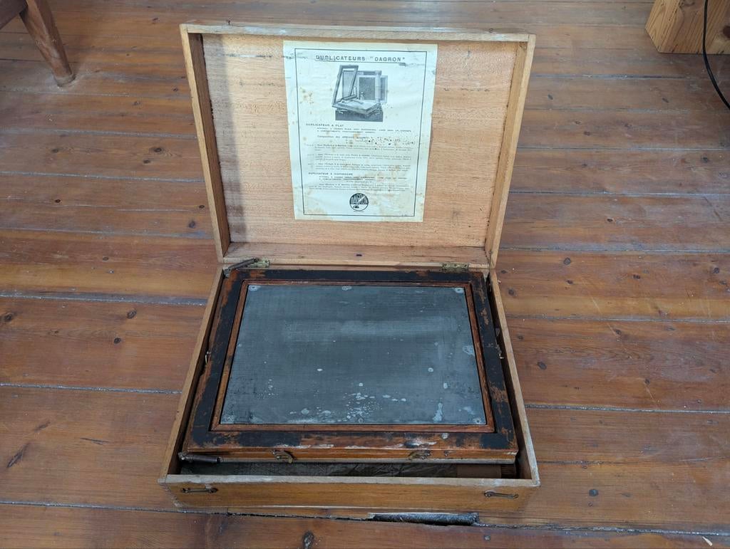 Rare Ensemble Complet : Duplicateur  "DAGRON" - Début XXe, Maison & Meubles, Accessoires pour la Maison | Coffres, Utilisé, Moins de 50 cm