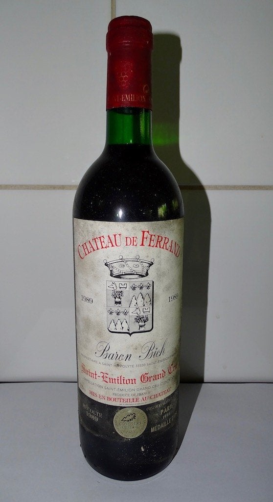 Saint-Émilion, Château Ferraud Grand Cru 1989, Ophalen, Gebruikt, Frankrijk, Rode wijn