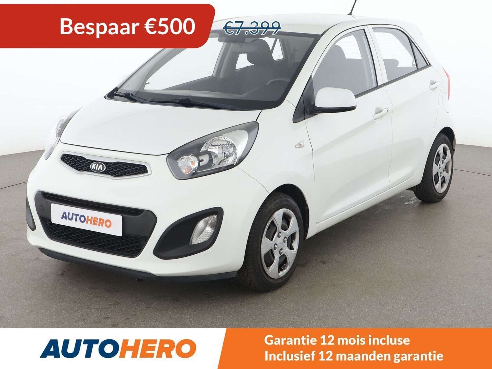 Kia Picanto 1.0 Attract (bj 2015), Auto's, Voorwielaandrijving, Euro 5, Stof, Gebruikt