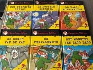Geronimo Stilton – 6 boekjes mini-mysterie, Ophalen of Verzenden, Gelezen, Geronimo Stilton, Fictie algemeen