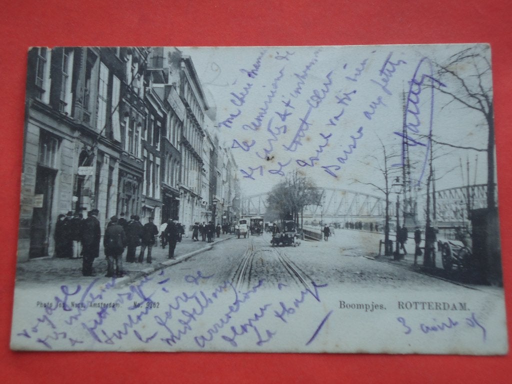 Zuid-Holland > Rotterdam Boompjes, Collections, Cartes postales | Pays-Bas, Envoi, Avant 1920, Affranchie, Hollande-Méridionale