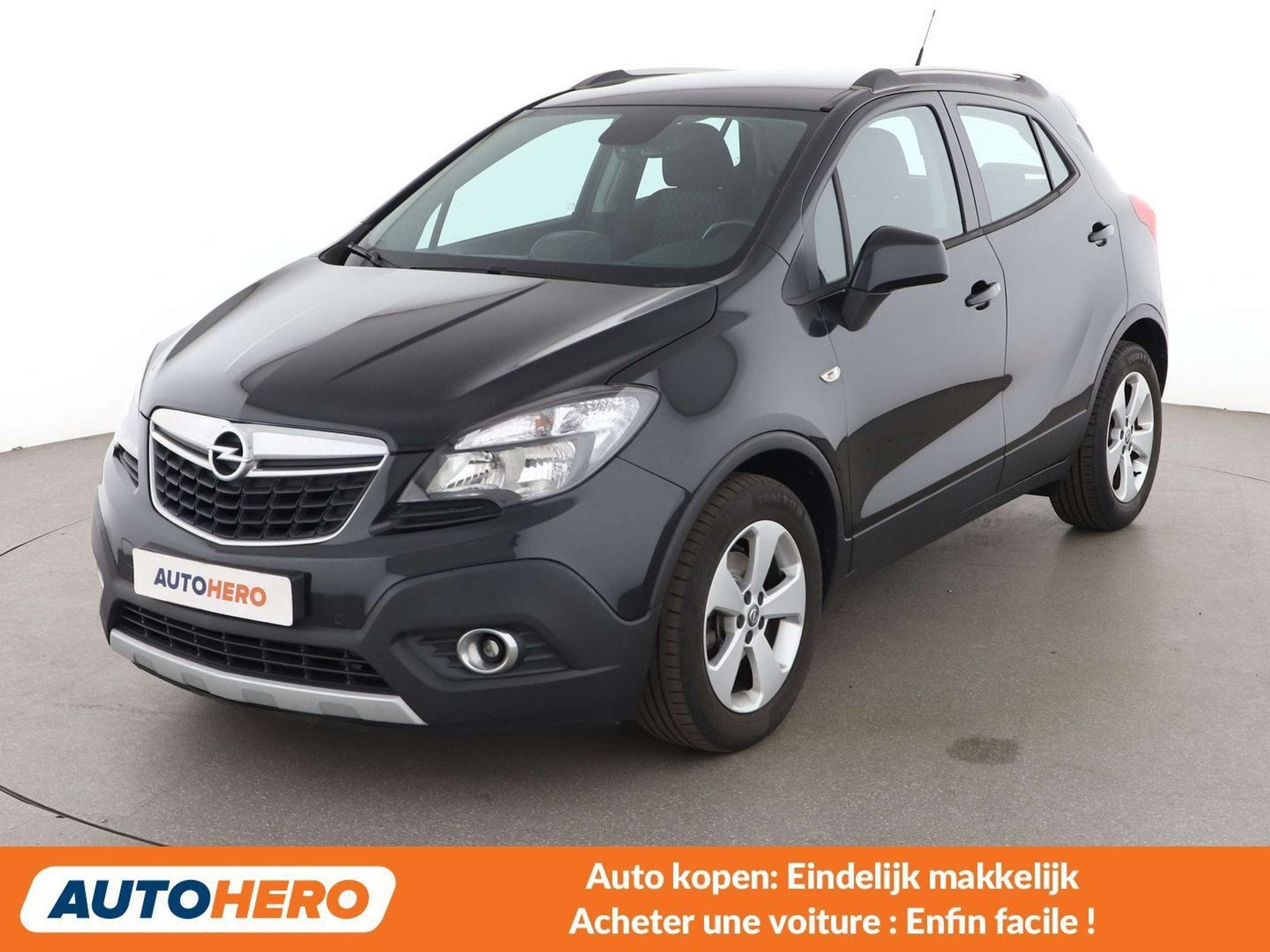 Opel Mokka 1.4 Turbo Edition ecoFlex (bj 2016), Auto's, Opel, Voorwielaandrijving, Stof, Gebruikt, Zwart