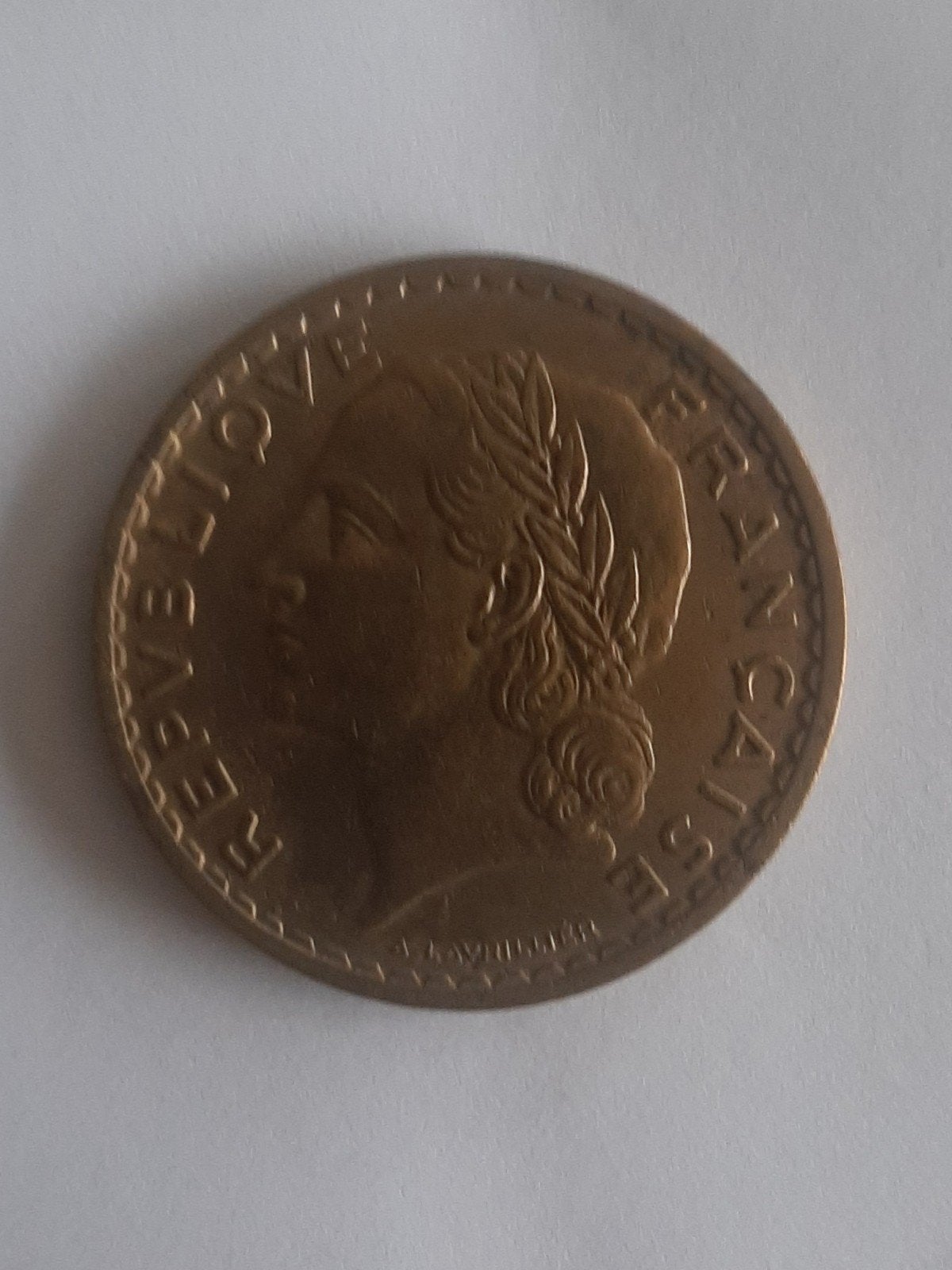 Frankrijk - 5 francs lavrillier 1939, Verzenden, Frankrijk