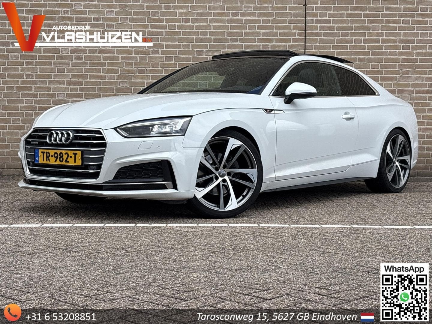 Audi A5 Coupé 3.0 TDI quattro Design Pro Line Plus | € 14.50, Auto's, Audi, Automaat, Panoramadak, Zwart, Bedrijf