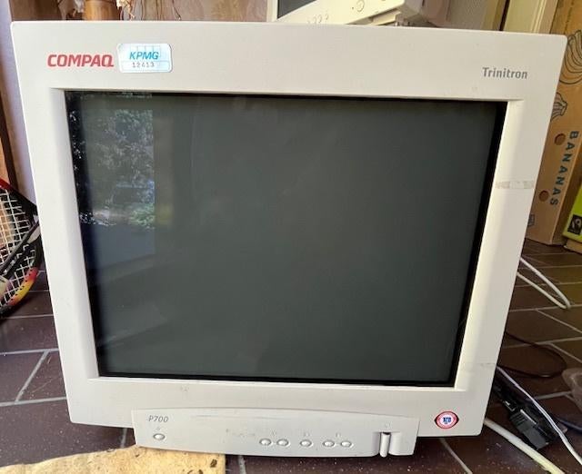 Moniteur CRT Vintage Compaq Trinitron, Enlèvement, Utilisé, Compaq