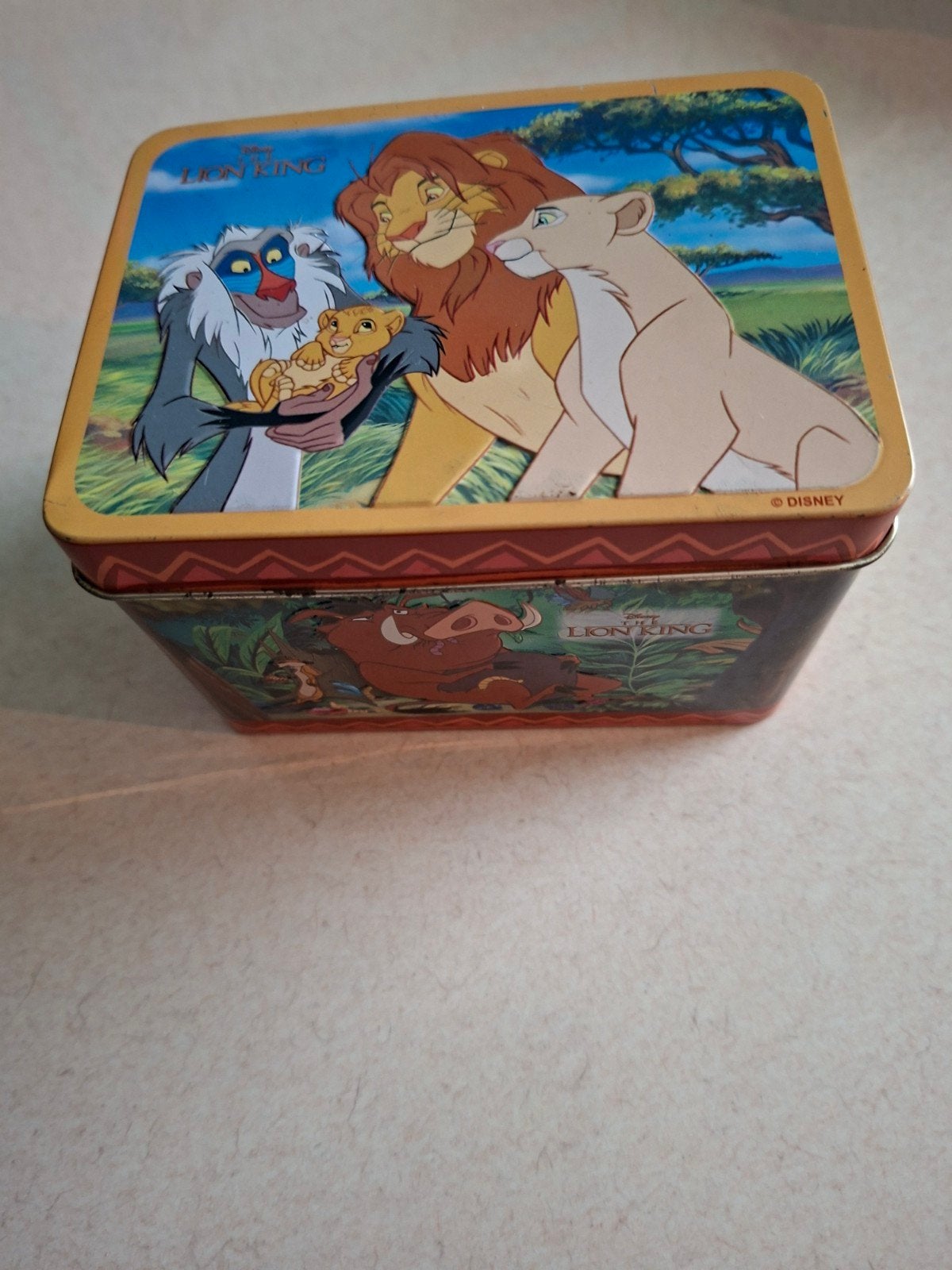 blikken muziekdoos the lion king, Enlèvement ou Envoi