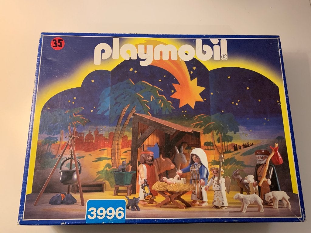 PLAYMOBIL: KERSTSET VINTAGE 3996, Enfants & Bébés, Historique, Enlèvement ou Envoi, Comme neuf, Kit complet