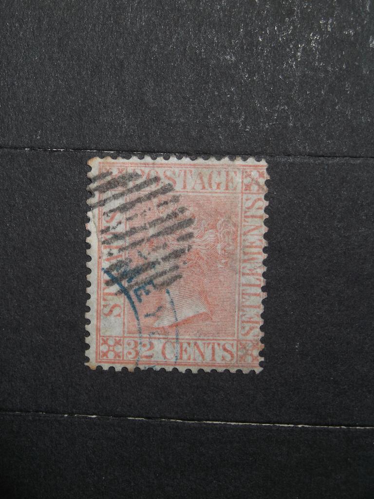 Malakka - Queen Victoria 1867 Obl, Timbres & Monnaies, Timbres | Asie, Enlèvement ou Envoi, Affranchi, Asie du Sud Est