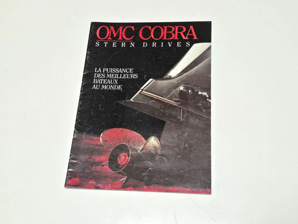 1990 OMC  COBRA Folder origineel, Watersport en Boten, Niet ingevuld, Gebruikt, Niet ingevuld, Ophalen of Verzenden