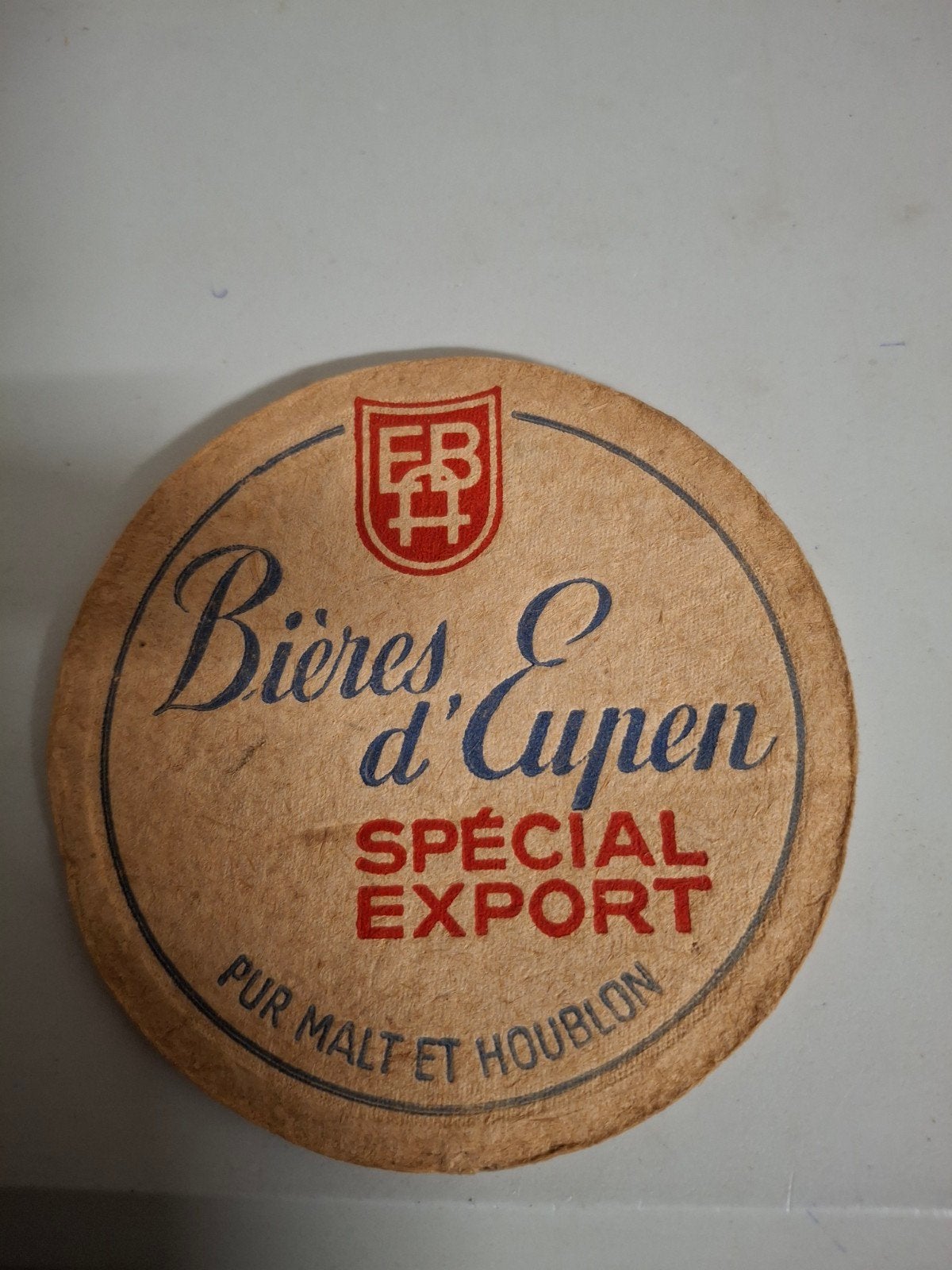 oud bierviltje eupen, Ophalen of Verzenden