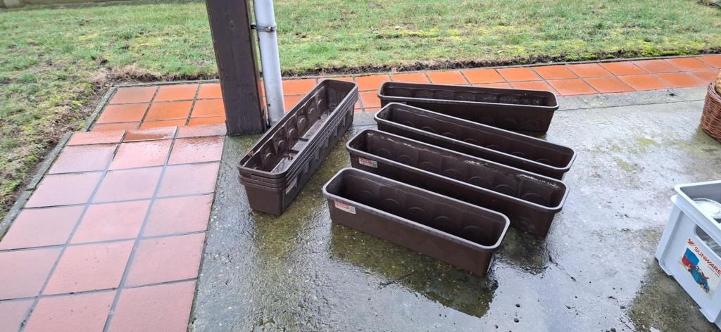 Bloembakken, Tuin en Terras, Ophalen, Kunststof, Minder dan 30 cm, Zo goed als nieuw