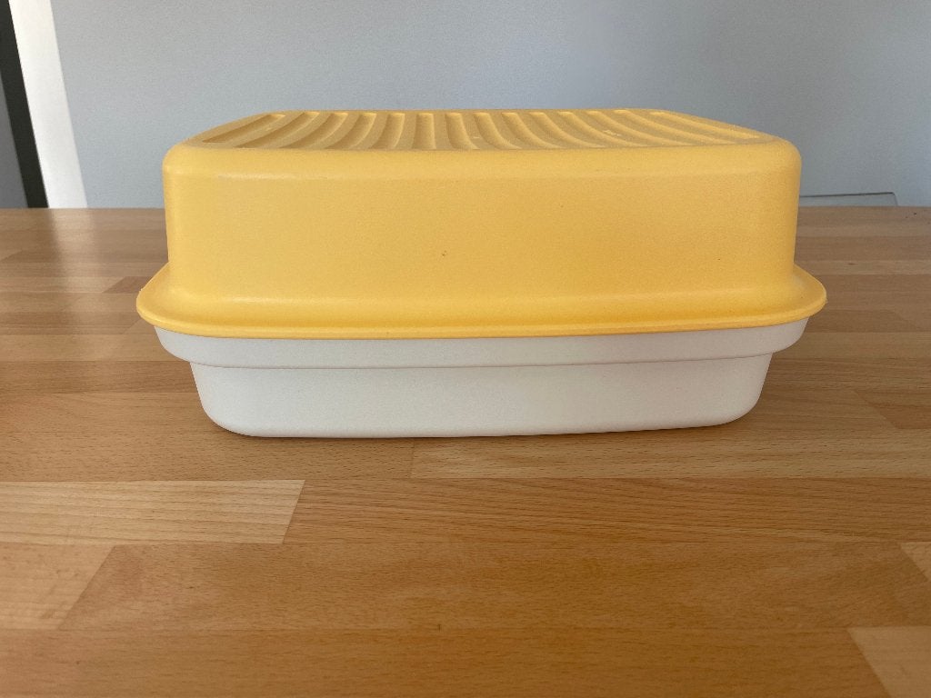 Tupperware Boite à pain, Maison & Meubles, Compatible lave-vaisselle, Boîte de conservation, Comme neuf, Jaune