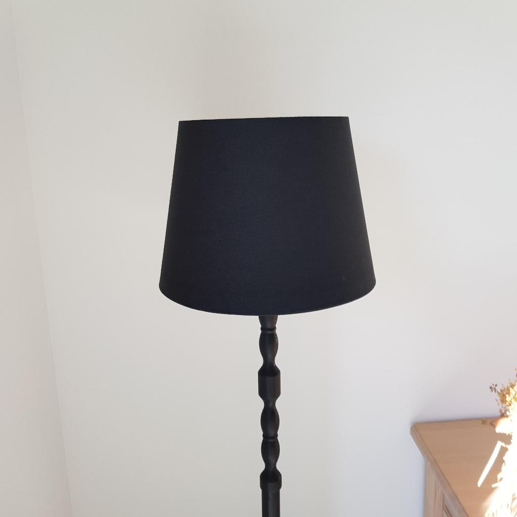 zwarte lampenkap, Ophalen of Verzenden, Nieuw, Zwart, Rond