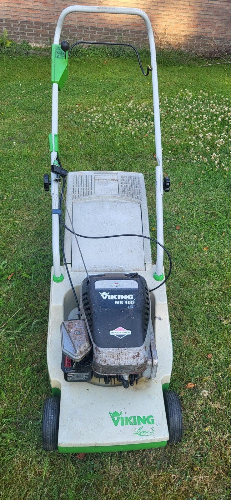 Viking grasmaaier, Ophalen
