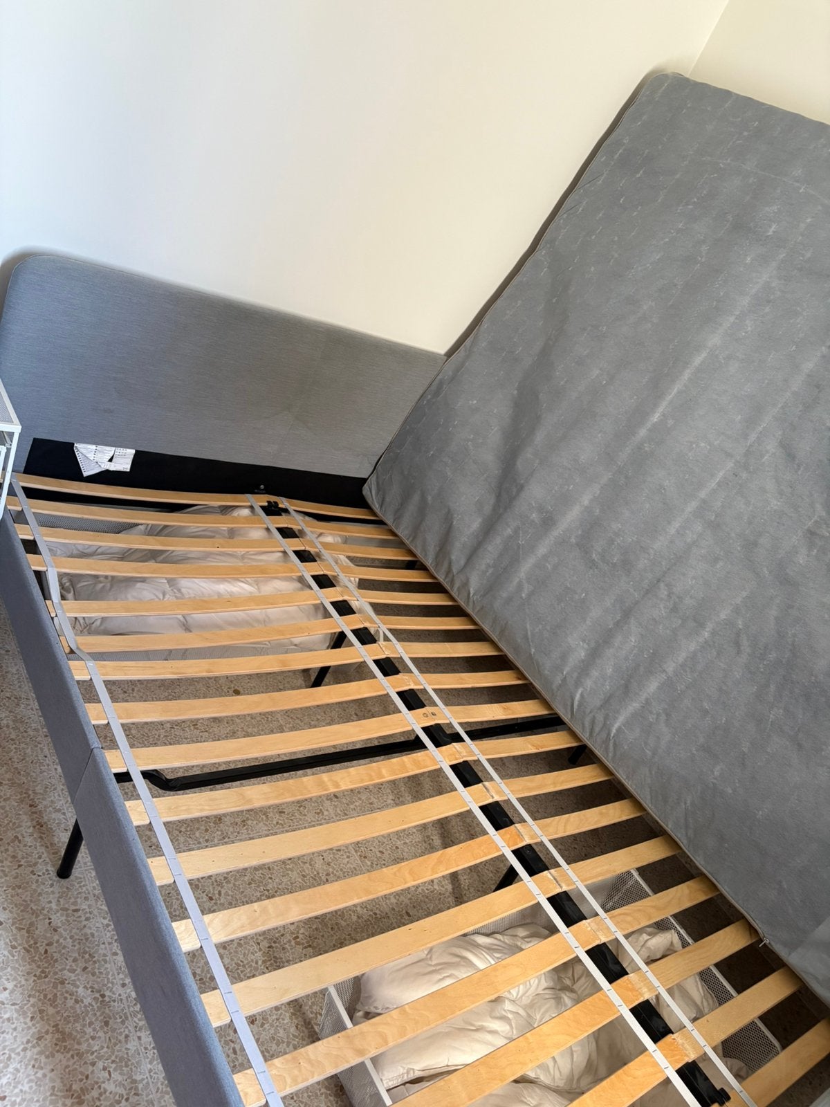 Bed 160 op 200, Huis en Inrichting, Slaapkamer | Bedden, Ophalen, Gebruikt, Tweepersoons, 200 cm