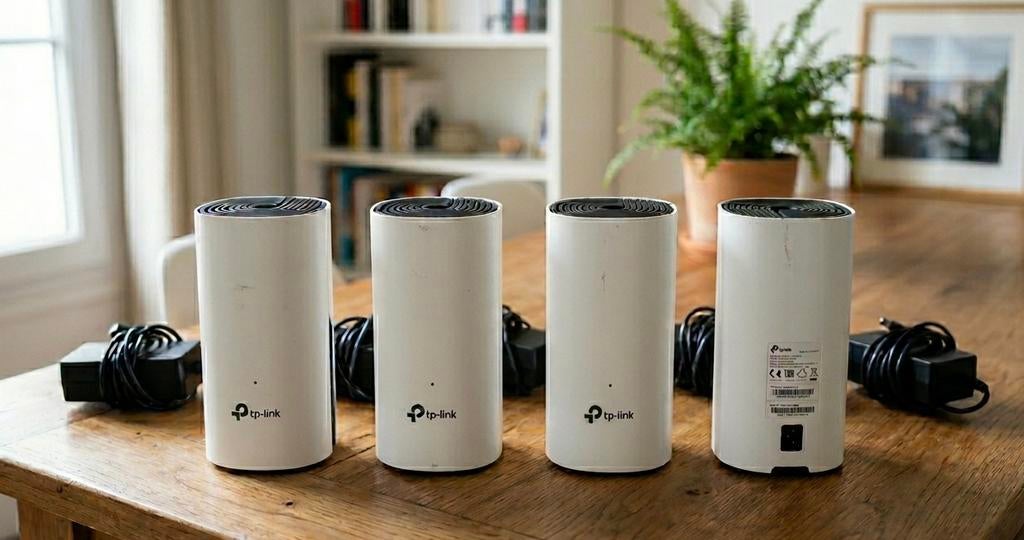 Lot de 4 bornes Wi-Fi Mesh TP-Link Deco M4R, Ophalen of Verzenden, Zo goed als nieuw