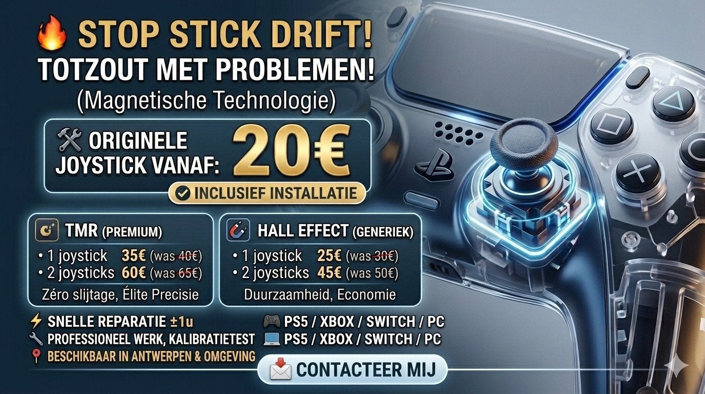 Installation TMR joystick / Hall Effect pour manette console, Informatique & Logiciels, Ordinateurs & Logiciels Autre, Enlèvement ou Envoi