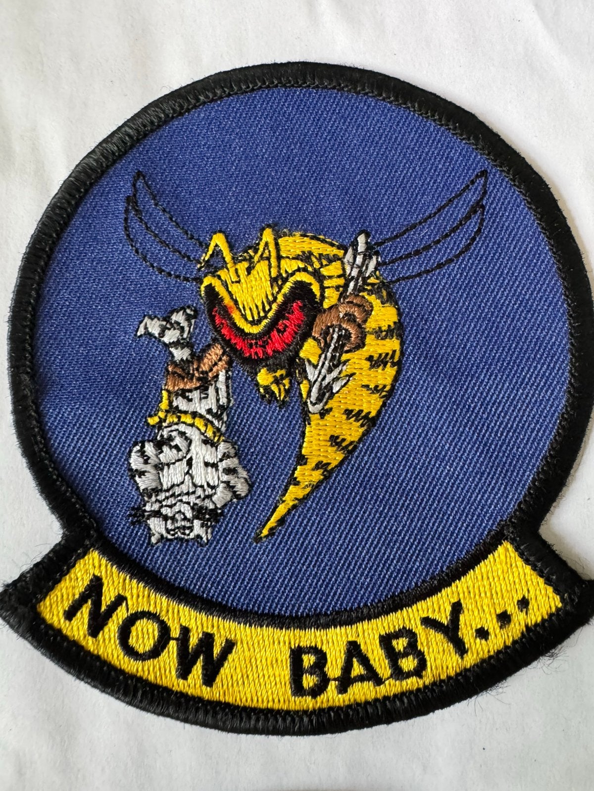 Insigne d'escadron de chasse de la US Navy, Collections, Enlèvement ou Envoi, Armée de l'air, Emblème ou Badge