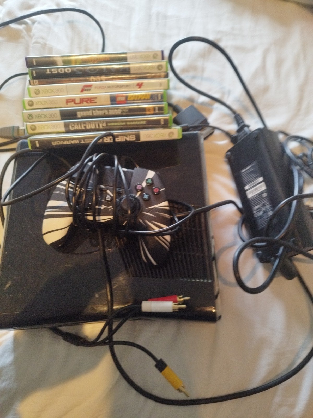xbox 360 met spelletjes, Games en Spelcomputers, Ophalen of Verzenden, 360 Arcade of Core, Met 1 controller, Gebruikt