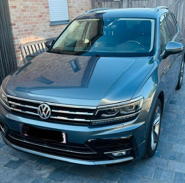Volkswagen Tiguan Allspace R line ACT Highline 7pl 1.5 TSI, Autos, Cuir, Argent ou Gris, Achat, Euro 6