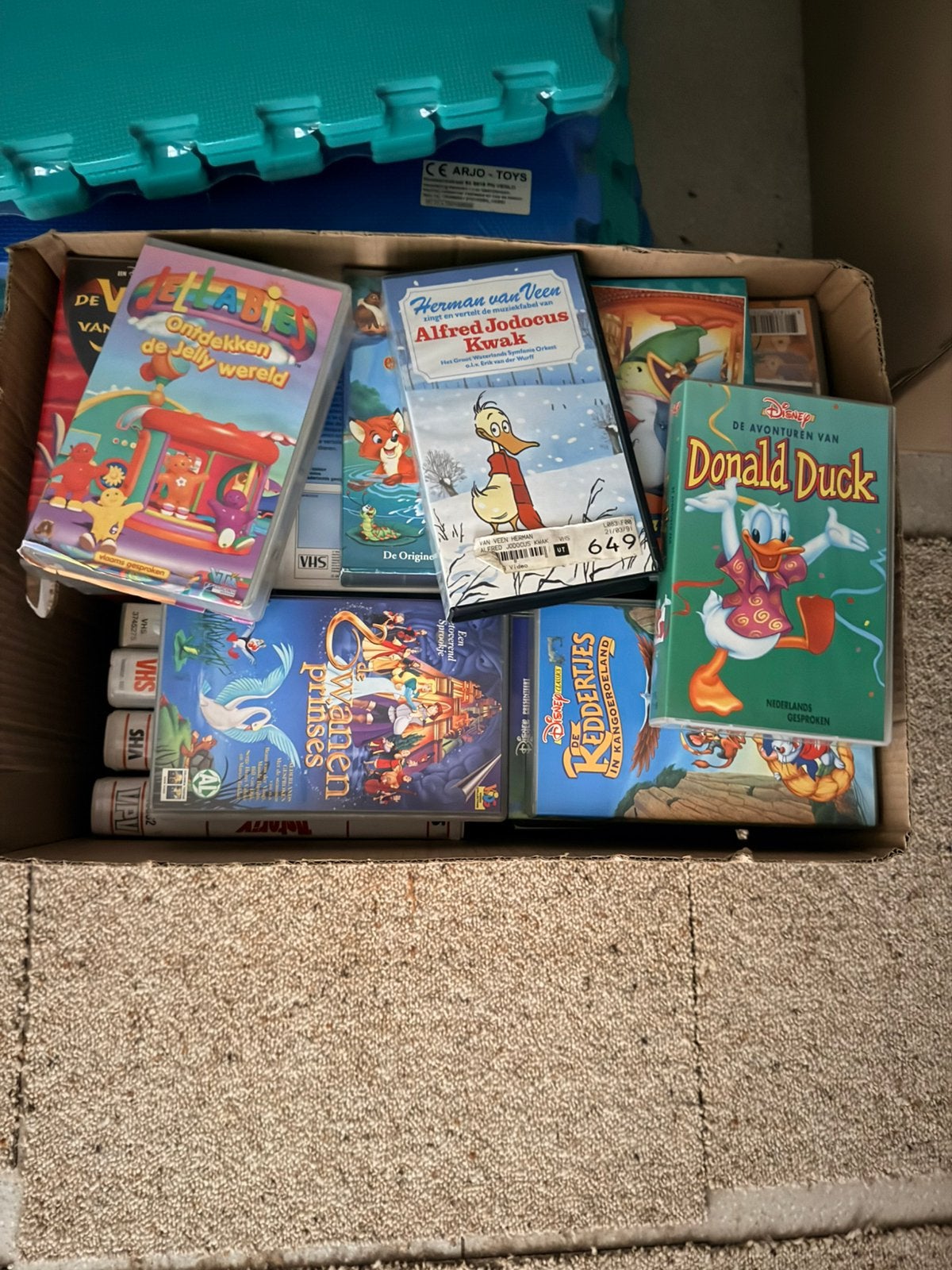Collectie kindervideo’s, Cd's en Dvd's, Ophalen, Gebruikt