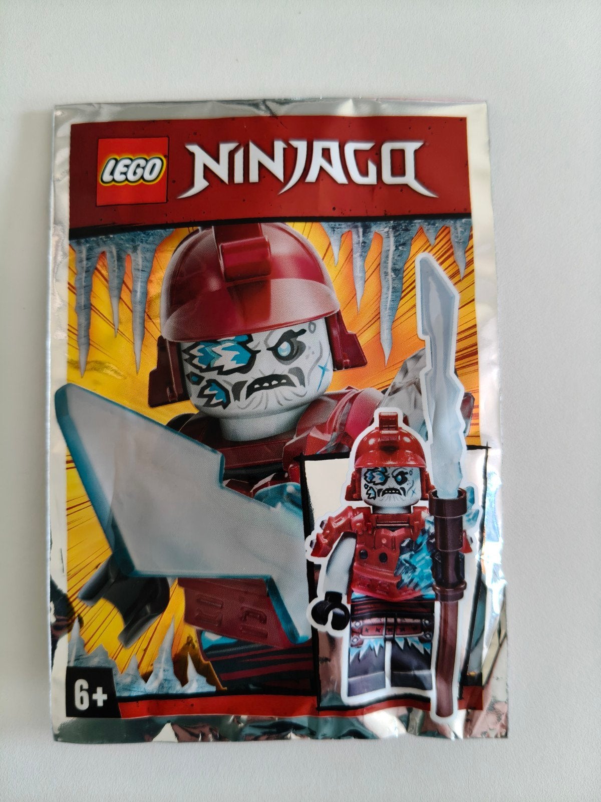 Ninjago blizzard samurai in foilpack, Lego, Nieuw, Ophalen of Verzenden, Minifiguur