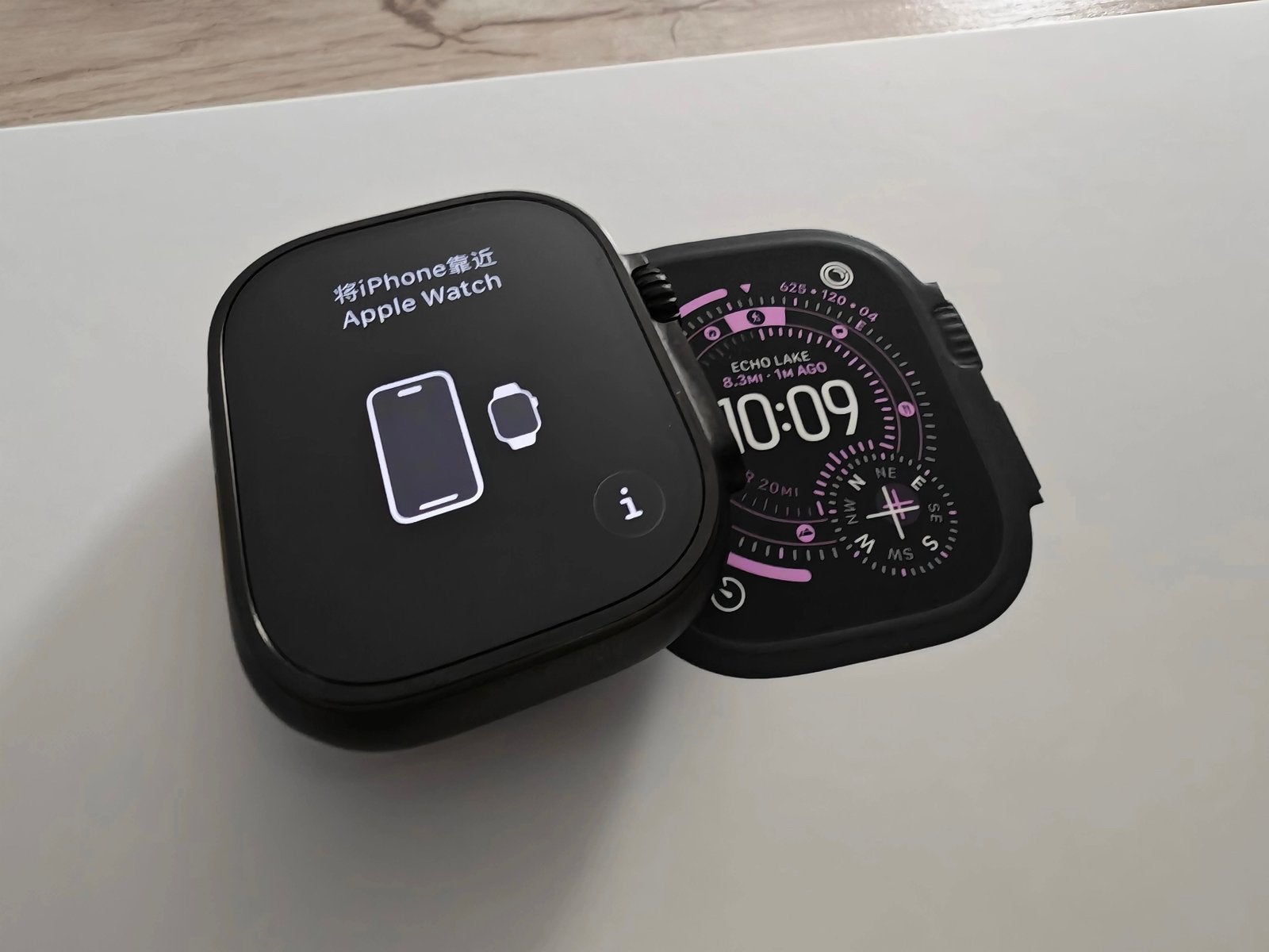 Apple Watch Ultra 3 balck, Handtassen en Accessoires, Smartwatches, Ophalen of Verzenden, Conditie, Zo goed als nieuw, Zwart