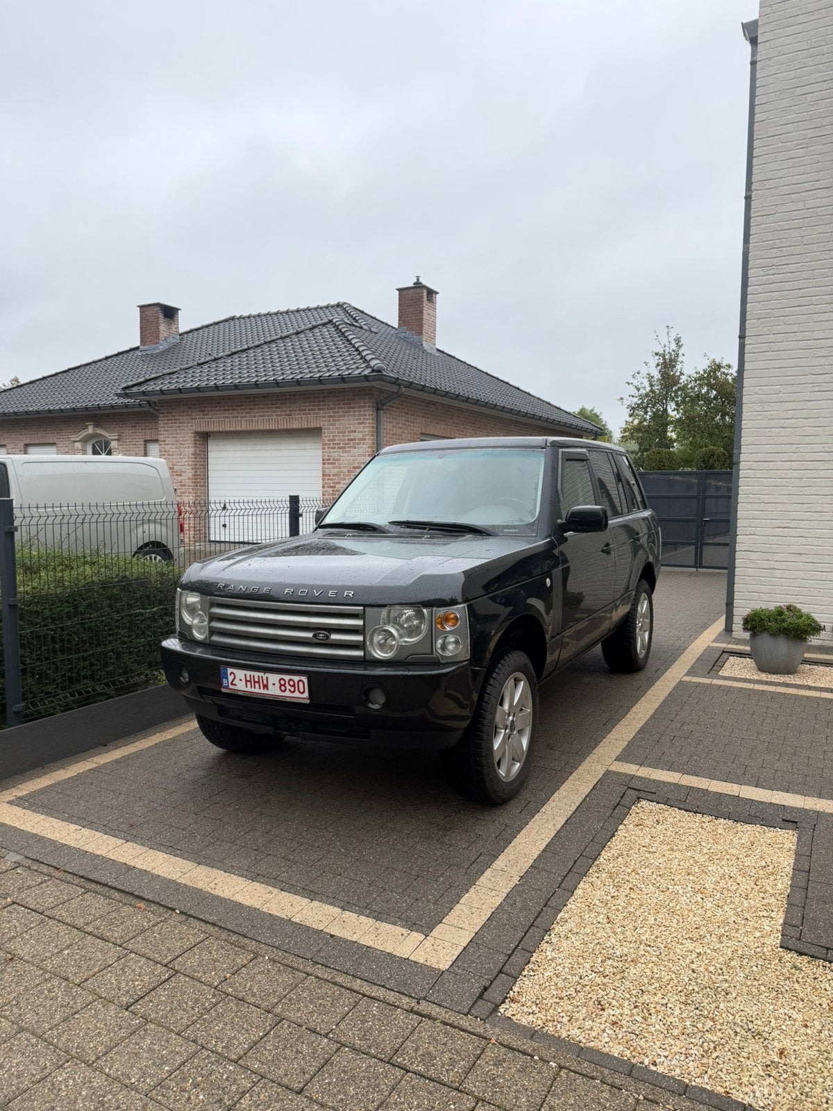 Range rover Lichtevracht, Automaat, Beige, Zwart, Leder