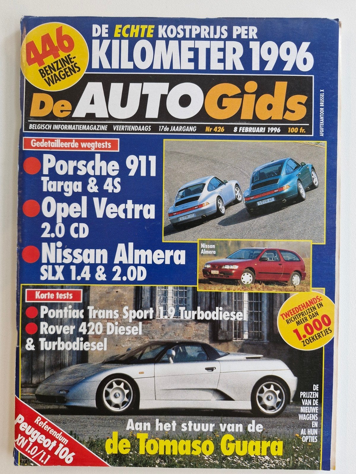 Autogids 426, Boeken, Ophalen of Verzenden