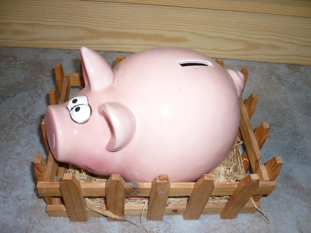 Spaarpotten voor kinderen, Ophalen of Verzenden, Gebruikt, Steen, Aardewerk of Keramiek