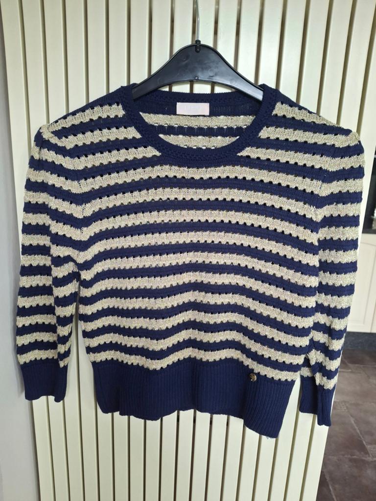 Liu jo prachtig chic truitje maat 40, Ophalen, Blauw, Liu Jo, Maat 42/44 (L)