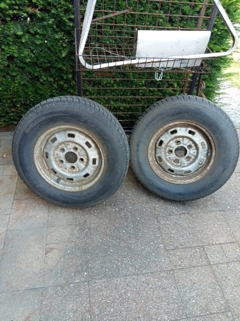 Banden op velg, autobanden,remorkbanden, Ophalen, Overige, Gebruikt, 13 inch