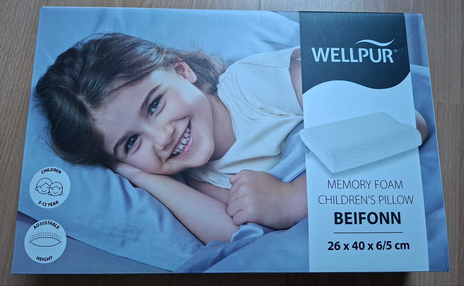 NIEUW wellpur hoofdkussen kind, Neuf, Oreiller, Garçon ou Fille, Autres marques