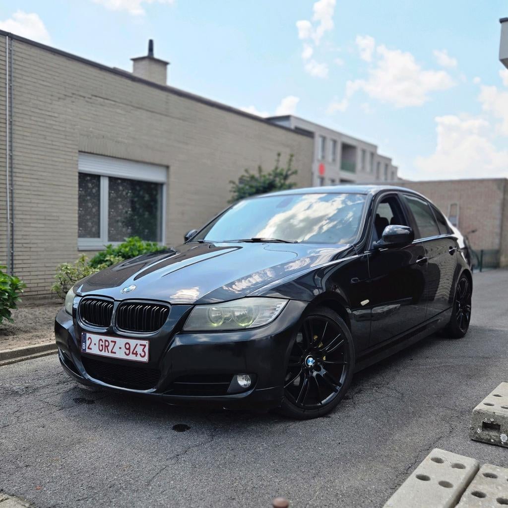 Bmw 318d euro 5 gekeurd voor verkoop, Auto's, Euro 5, Zwart, Zwart, 5 deurs