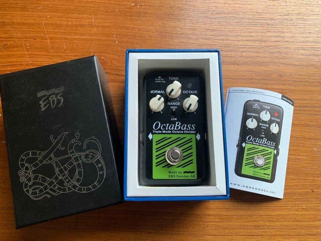 EBS OctaBass - Quasi nieuw in doos, Muziek en Instrumenten, Effecten, Zo goed als nieuw, Overige typen, Ophalen