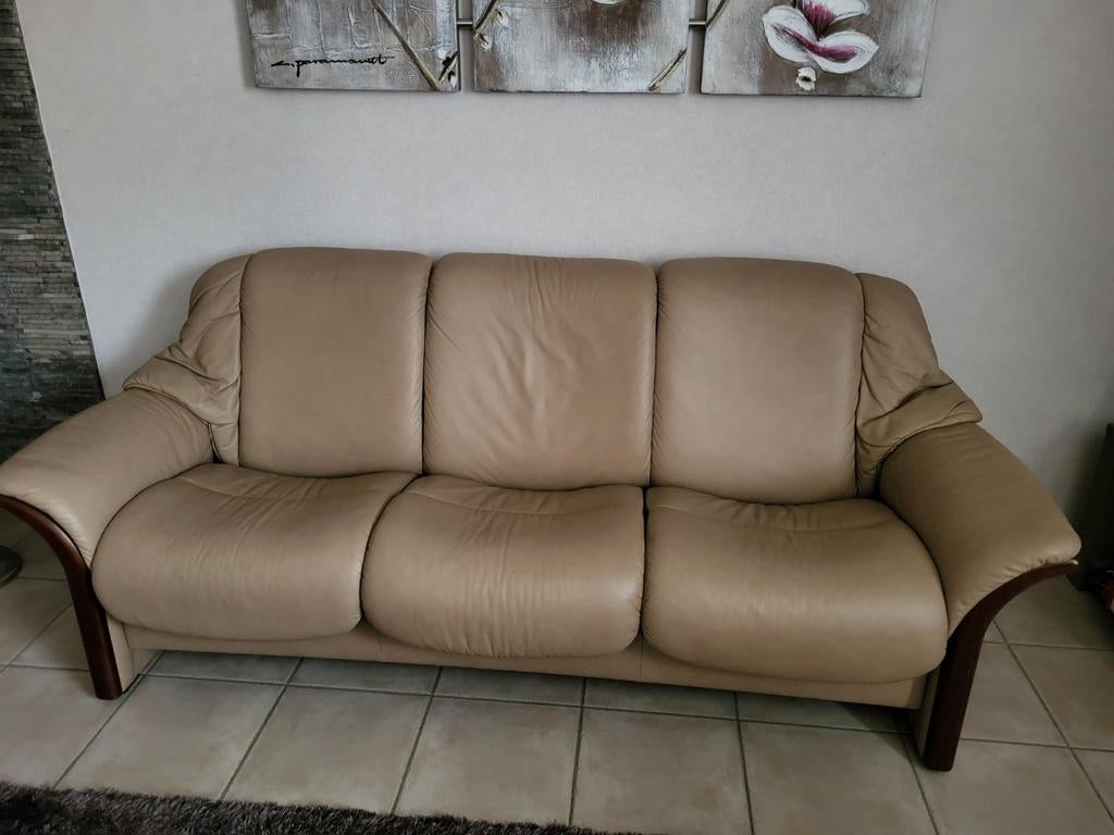 Driezitsbank Stresless type Reno, Ophalen
