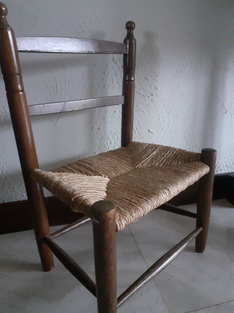 Stoeltje met rieten zit voor kinderen, Kinderen en Baby's, Kinderkamer | Tafels en Stoelen, Ophalen, Stoel(en)