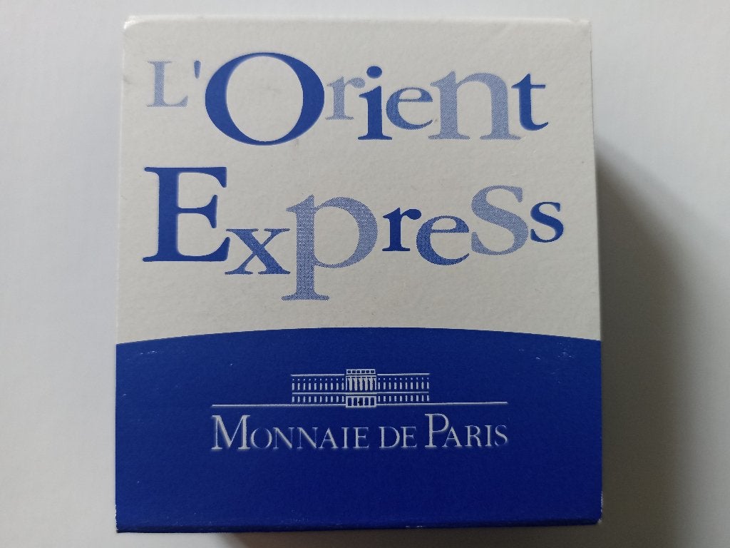 Frankrijk 1,5 euro 2003 Orient Express - Ag 900 - BE/proof, Setje, Zilver, Frankrijk, Overige waardes