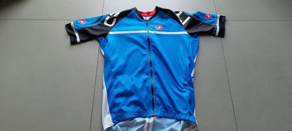 wielershirt Castelli XL, Vélos & Vélomoteurs, Enlèvement ou Envoi, XL