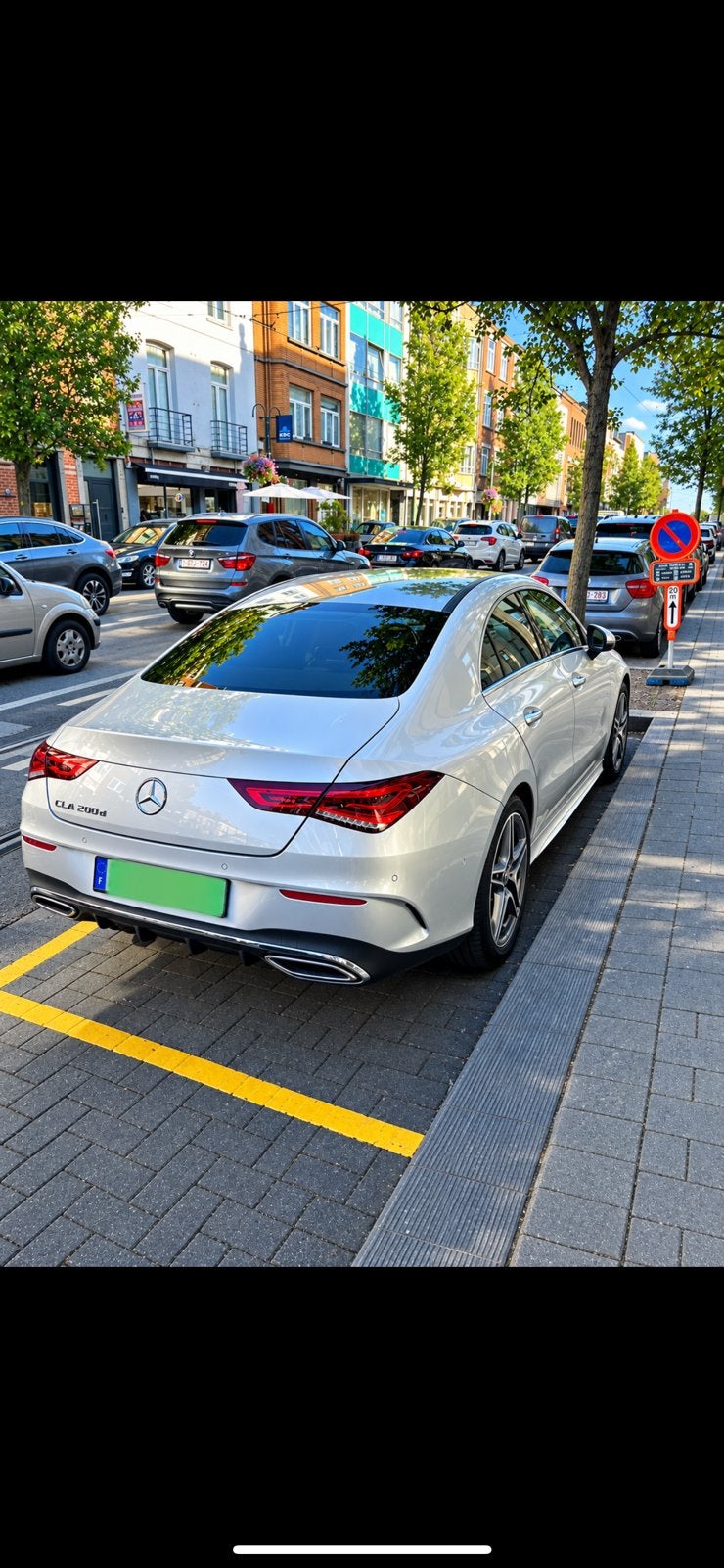 Mercedes cla 200 pck amg, Autos, Argent ou Gris, Achat, Euro 6, Noir