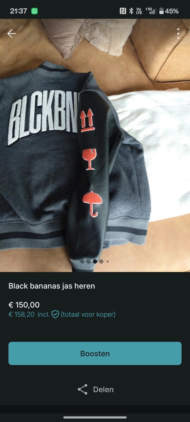 jacket black bananas, Nieuw, Ophalen of Verzenden, Meerkleurig, Black bananas