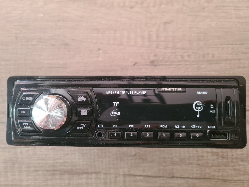 Autoradio Manta USB, AUX,MP3, Autos : Pièces & Accessoires, Enlèvement, Utilisé