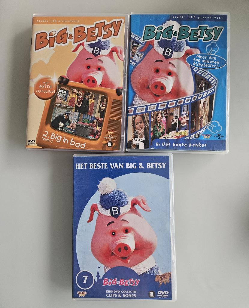 3 DVD 's Big & Betsy en 7 DVD's Samson & Gert, Ophalen of Verzenden